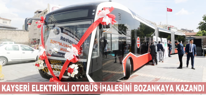 Kayseri elektrikli otobüs ihalesini Bozankaya kazandı