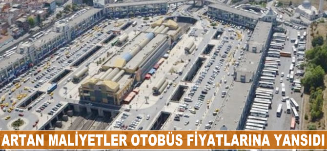 Artan maliyetler otobüs fiyatlarına yansıdı