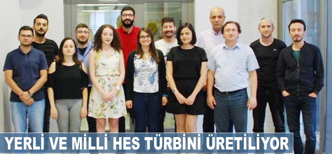 Yerli ve milli HES türbini üretiliyor