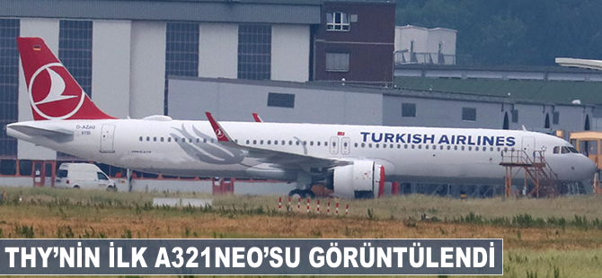 THY'nin A321NEO'su görüntülendi