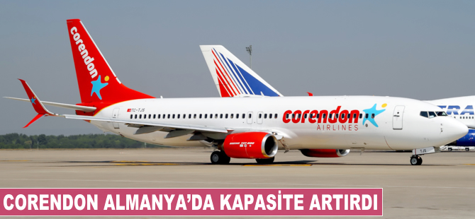 Corendon Almanya'da kapasite artırdı