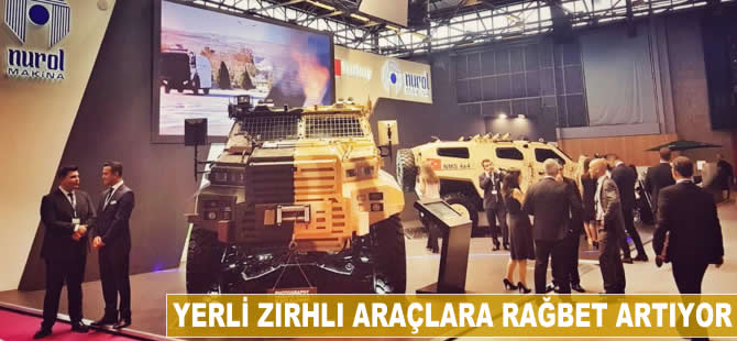 Yerli zırhlı araçlara rağbet artıyor