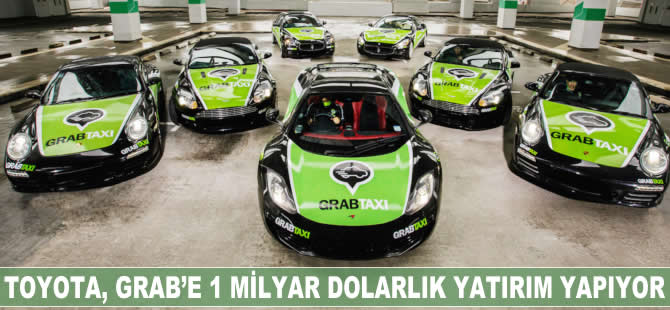 Toyota, Asyalı Grab'e 1 milyar dolarlık yatırım yapıyor