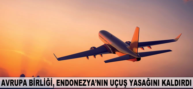 AB, Endonezya'nın uçuş yasağını kaldırdı