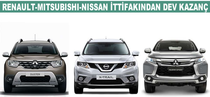 Renault-Nissan-Mitsubishi ittifakından dev kazanç