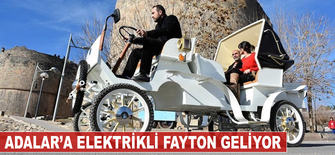 Adalar'a elektrikli fayton geliyor