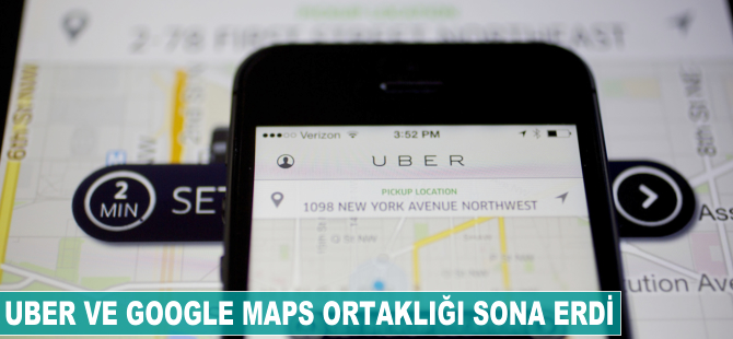 Uber ve Google Maps ortaklığı sona erdi