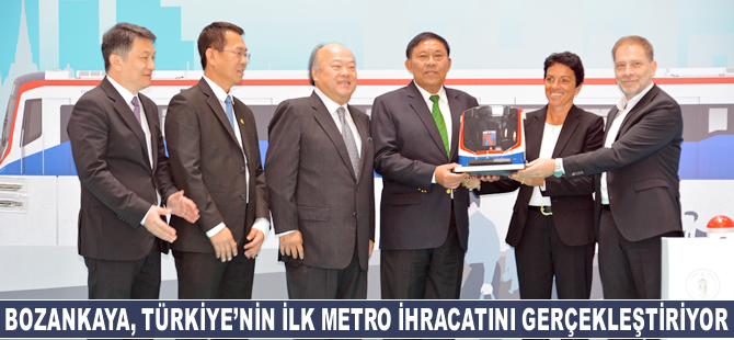 Bozankaya, Türkiye’nin ilk metro ihracatını Tayland’a gerçekleştiriyor