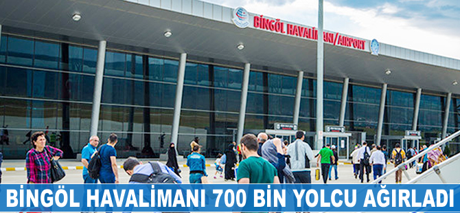 Bingöl Havalimanı 700 bin yolcu ağırladı