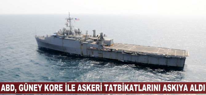 ABD, Güney Kore ile askeri tatbikatları askıya aldı