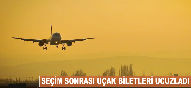 Seçim sonrası bilet fiyatları ucuzladı