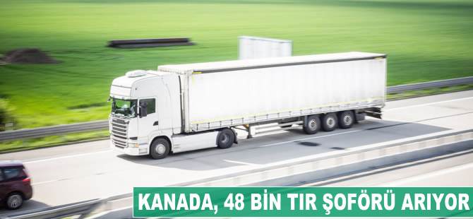 Kanada, 48 bin TIR şoförü arıyor