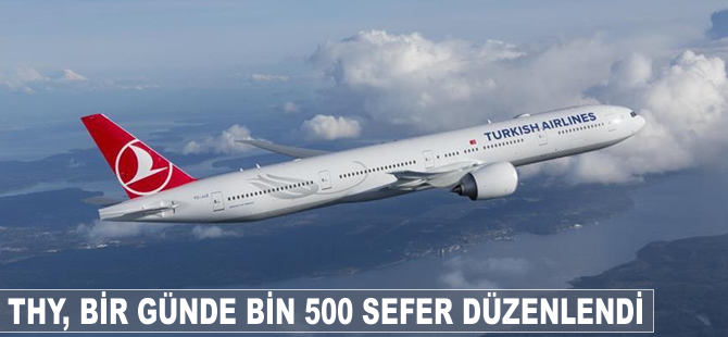 THY, bin 500 sefer düzenledi