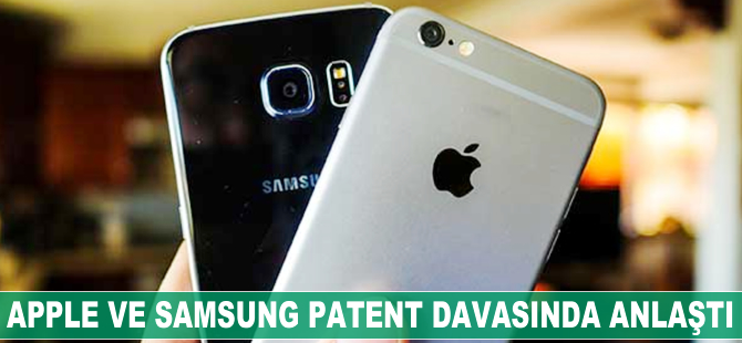 Apple ve Samsung patent davasında anlaştı