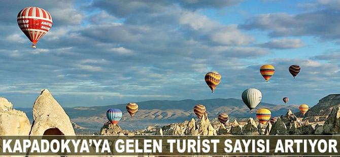 Kapadokya'ya gelen turist sayısı artıyor