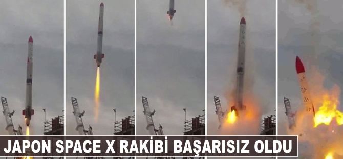 Japon Space X rakibi başarısız oldu