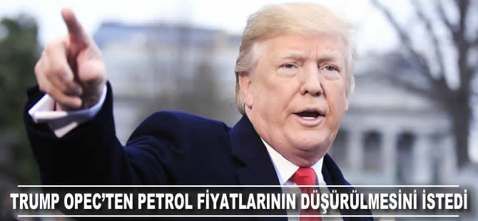 Donald Trump, OPEC'ten petrol fiyatlarını düşürmesini istedi