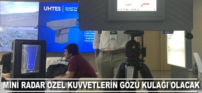 Mini radar özel kuvvetlerin gözü kulağı olacak