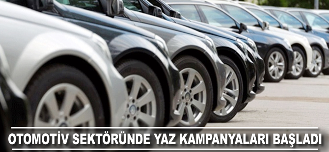 Otomotiv sektöründe yaz kampanyaları başladı