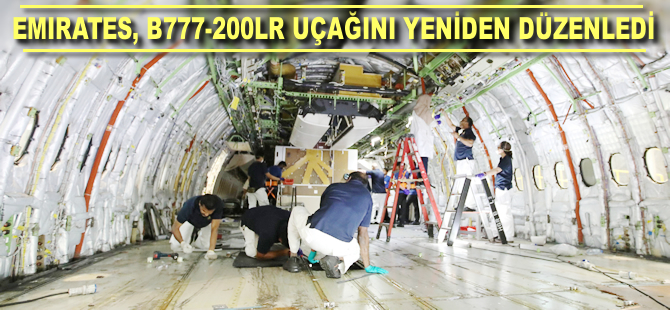 Emirates Mühendislik, ikinci Boeing 777-200LR uçağını yeniden düzenledi