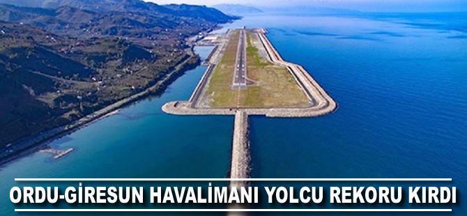 Ordu - Giresun Havalimanı haziranda yolcu rekoru kırdı