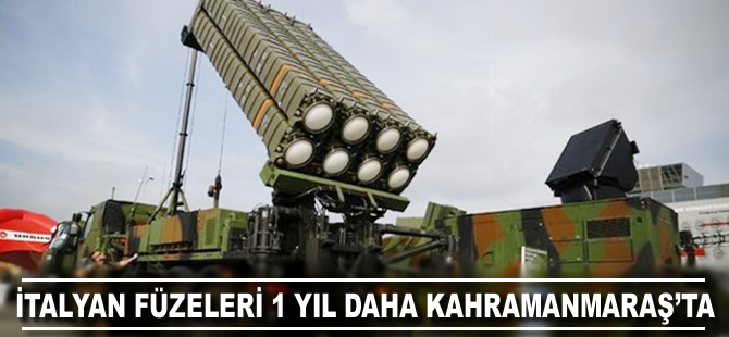 İtalyan füzeleri bir yıl daha Kahramanmaraş'ta