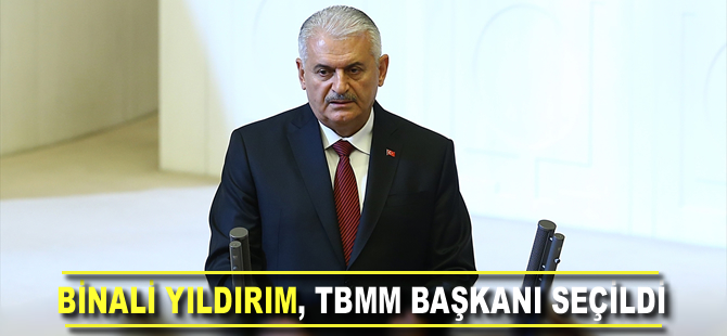 Binali Yıldırım, TBMM Başkanı seçildi