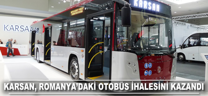 Karsan, Romanya'daki otobüs ihalesini kazandı