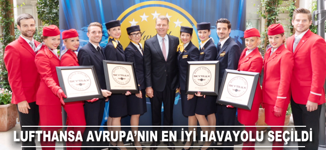 Lufthansa, Skytrax tarafından ‘Avrupa’nın En İyi Hava Yolu’ seçildi