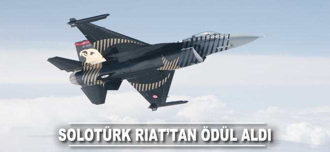 SOLOTÜRK RIAT'tan ödül aldı