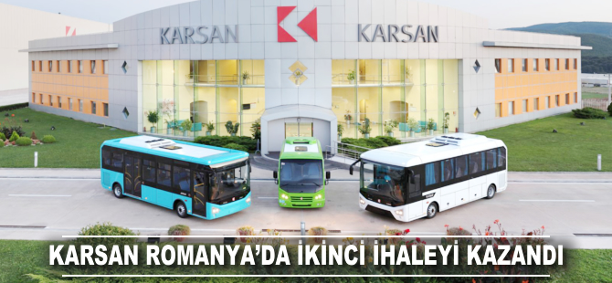 Karsan Romanya'da ikinci ihaleyi kazandı