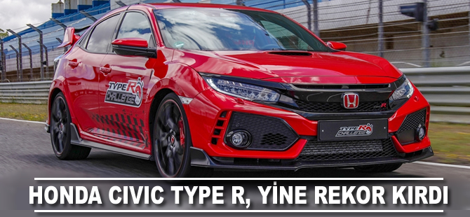 Honda Civic Type R, yine rekor kırdı