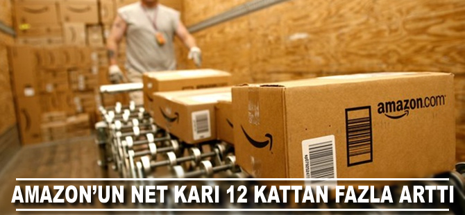 Amazon'un net kârı 12 kattan fazla arttı