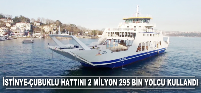 İstinye-Çubuklu hattını 2 milyon 295 bin yolcu kullandı