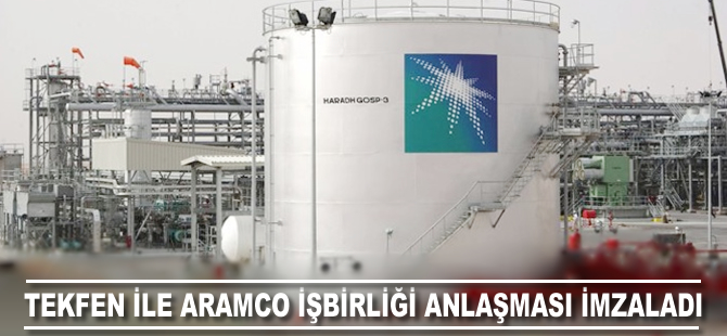 Tekfen ile Aramco 590 milyon dolara el sıkıştı