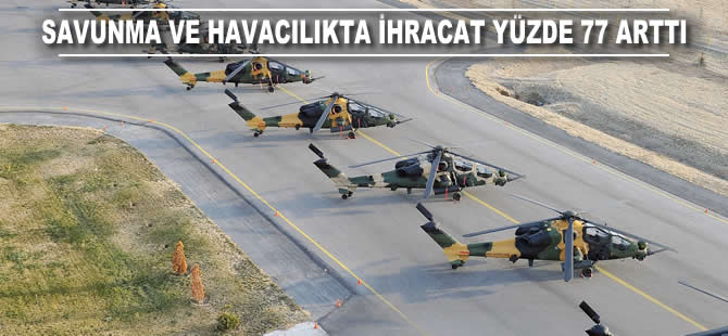 Savunma ve havacılıkta ihracat temmuzda yüzde 77 arttı