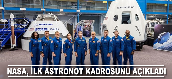 NASA ilk ticari insanlı uzay uçuşlarının astronot kadrosunu açıkladı