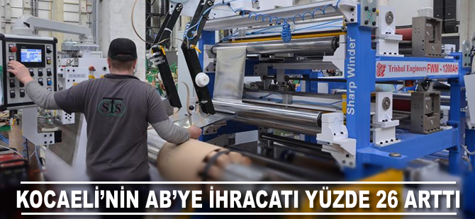 Kocaeli'nin AB'ye ihracatı yüzde 26 arttı