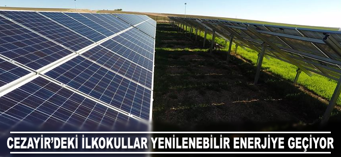 Cezayir'deki ilkokulların tümü yenilenebilir enerjiye geçecek