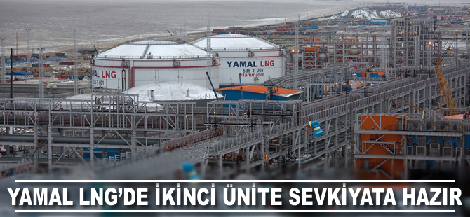 Yamal LNG Projesi’nde ikinci ünite sevkiyata hazır