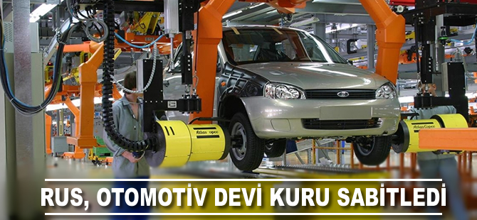 Rus otomotiv devi, kuru sabitledi