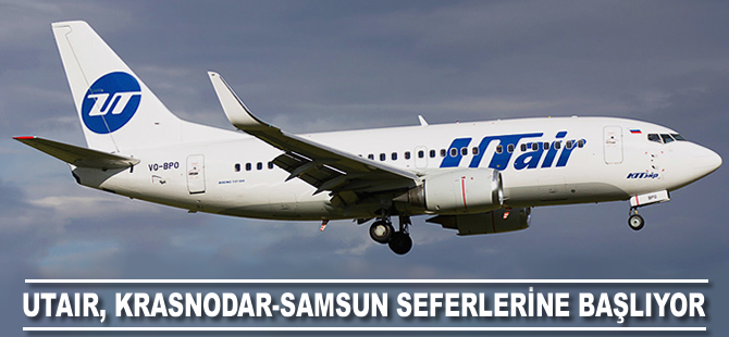 Utair Krasnodar-Samsun seferlerine başlıyor