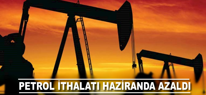 Petrol ithalatı haziranda azaldı