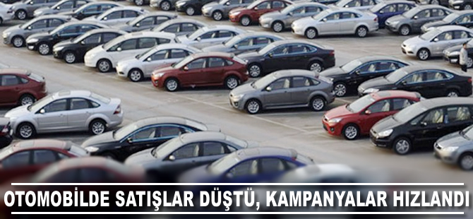 Otomobilde satışlar düştü, kampanyalar hızlandı