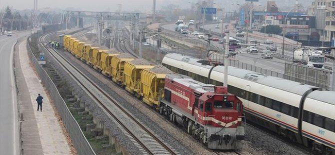 Çin-Avrupa kargo treni 9 bin sefer yaptı