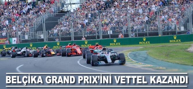 Formula 1 Belçika Grand Prix'ini Vettel kazandı