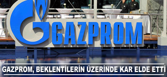 Gazprom beklentilerin üzerinde kar etti