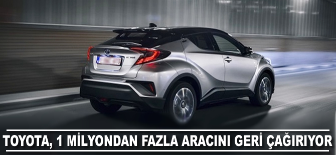 Toyota, 1 milyondan fazla hibrit aracını geri çağırıyor