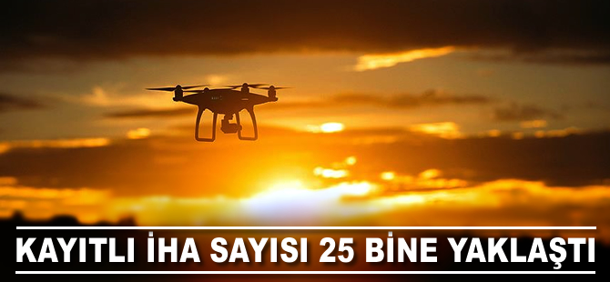 Kayıtlı İHA sayısı 25 bine yaklaştı