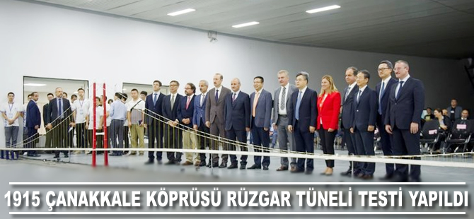 1915 Çanakkale Köprüsü Tam Model Rüzgar Tüneli testi yapıldı